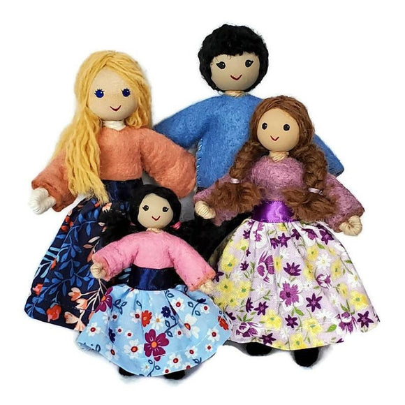 Custom Dollhouse Family Personalized handmade  Dolls