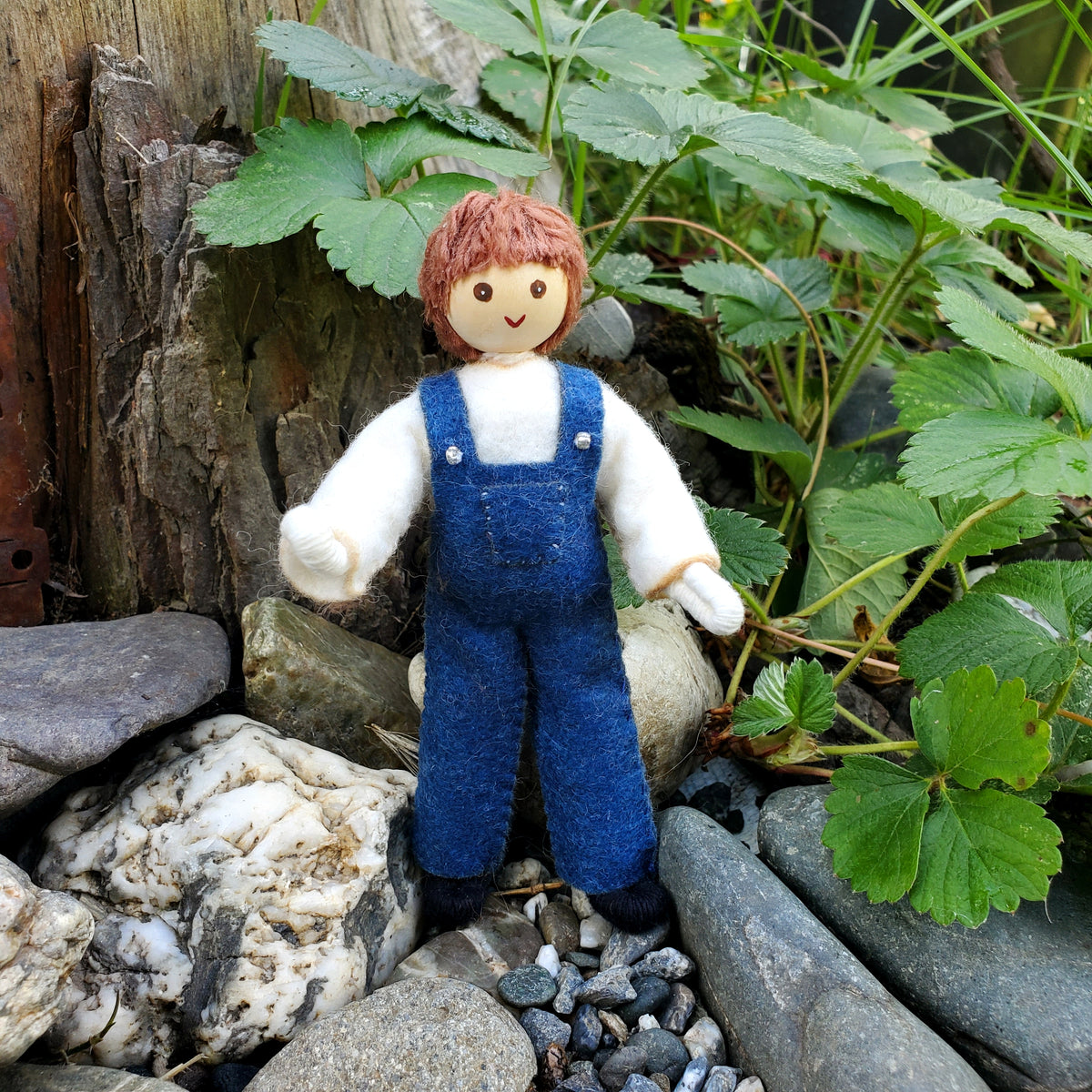 Farmer Doll for Dollhouse Farm Toy. – Wildflower Toys ™