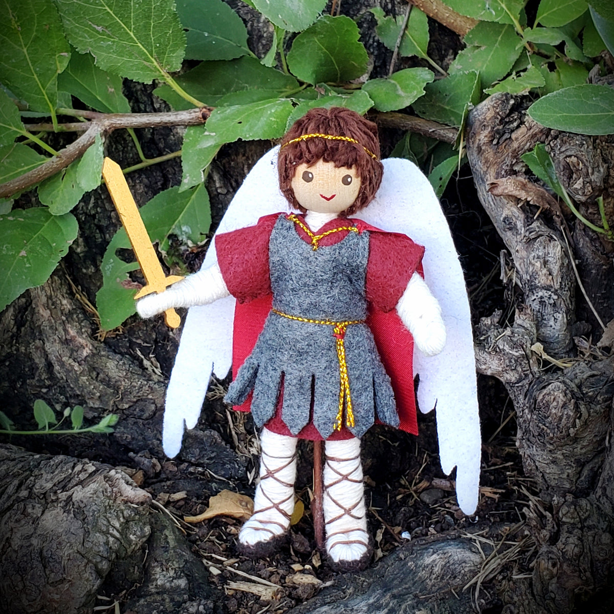 Handmade Saint Michael Archangel Doll Toy – Wildflower Toys ™