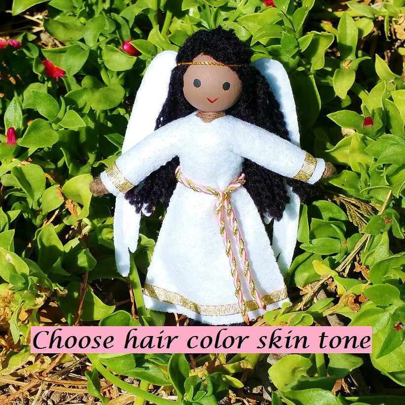 Black angel doll deals