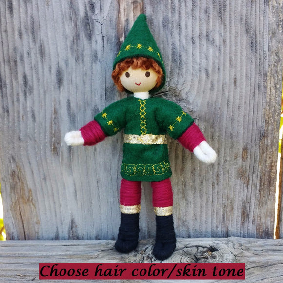 Kindness Elf Doll for Kindness Tradition light brown hair
