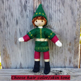 Holiday Caring  Elves Boy Red Hair