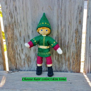 Kindness Elf Doll for Kindness Tradition light brown hair