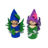 Wooden Peg doll felt fairies