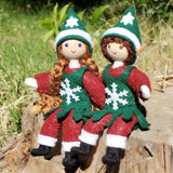 Christmas Elf Girl Doll