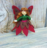 Woodland Fairy Doll (red & brown)