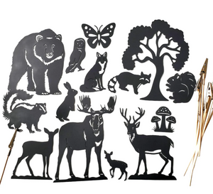 Woodland Animal Shadow Puppets
