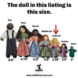 Little Sister Dollhouse Farmer Doll