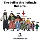 Middle Sister Dollhouse Farmer Doll