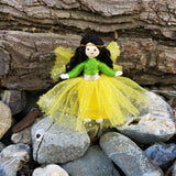 Green and Yellow Fairy Doll