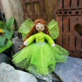 Lime Green Fairy Doll