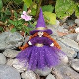 Miniature Purple Witch Doll