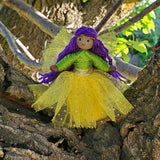 Green and Yellow Fairy Doll