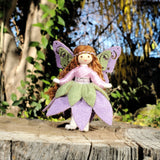 Woodland Fairy Doll (purple & green)