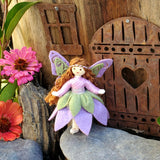 Woodland Fairy Doll (purple & green)
