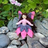 Woodland Fairy Doll (gray & pink)