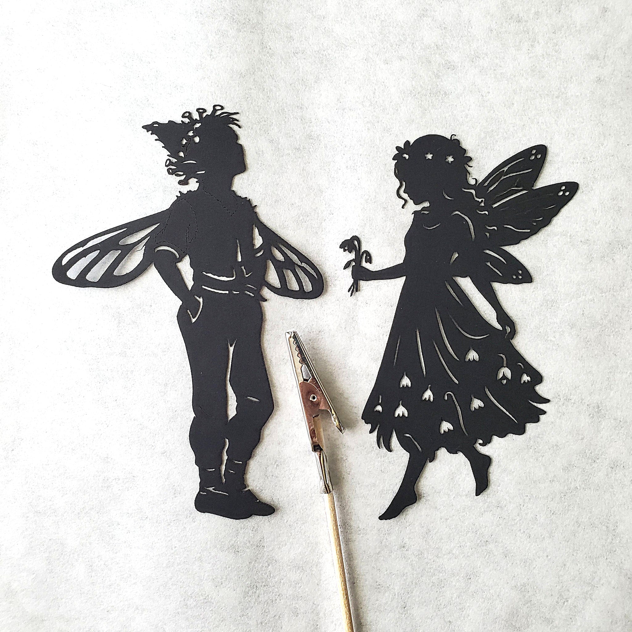 Fairy Shadow Puppets Set – Wildflower Toys