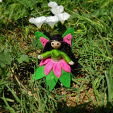 Woodland Fairy Doll (green & pink)