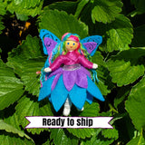 Blue & Purple  Rainbow Fairy