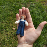 Middle Brother Dollhouse Farmer Doll