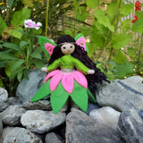 Woodland Fairy Doll (green & pink)