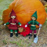 Holiday Caring Elves Girl Asian
