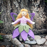 Woodland Fairy Doll (purple & green)