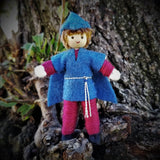 Fairy Doll Boy Blue - Maroon