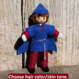 Fairy Doll Boy Blue - Maroon