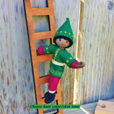 Holiday Caring Elf  Boy Light Brown Hair