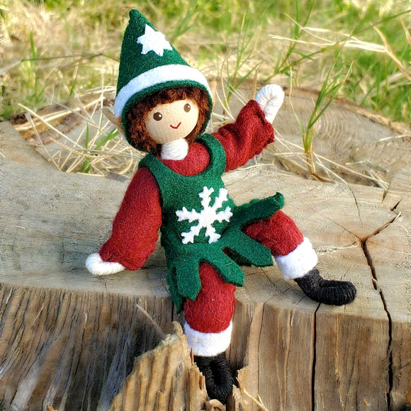 Christmas Elf Boy Doll