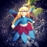 Fairy doll handmade bendy doll Wildflower toys