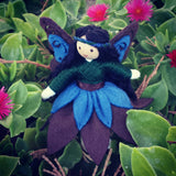 Woodland Fairy Doll (blue & brown)