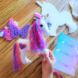 Unicorn birthday ideas - Felt unicorn craft