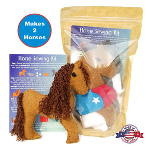 Horse sewing kit craft kit for kids