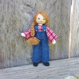 Dollhouse Farmer Doll Girl
