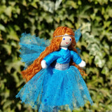 Little blue fairy doll handmade
