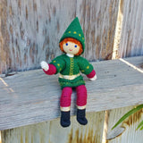 Holiday Caring Elf  Boy Light Brown Hair