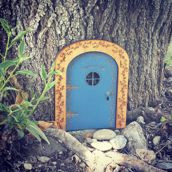 Light Blue Fairy Door