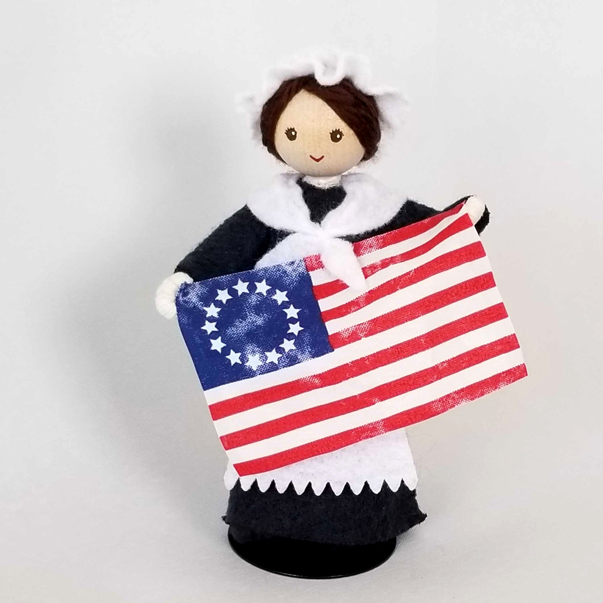 Betsy Ross Independence Day 4th of July Bendy Doll – Wildflower Toys ™