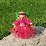 Pink Fairy Doll with Flower Wreath
