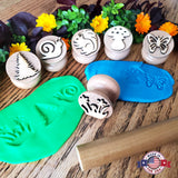 Wooden playdough stamps Play-Doh stampers Made in the USA
