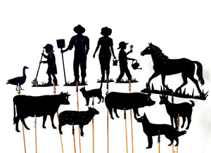 Farm shadow puppets Made in the USA