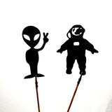 Outer Space Shadow Puppets