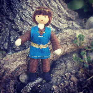 Miniature prince bendy doll