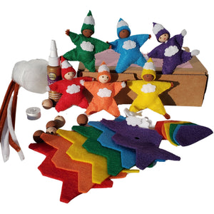 Rainbow Bendy Doll Craft Kit