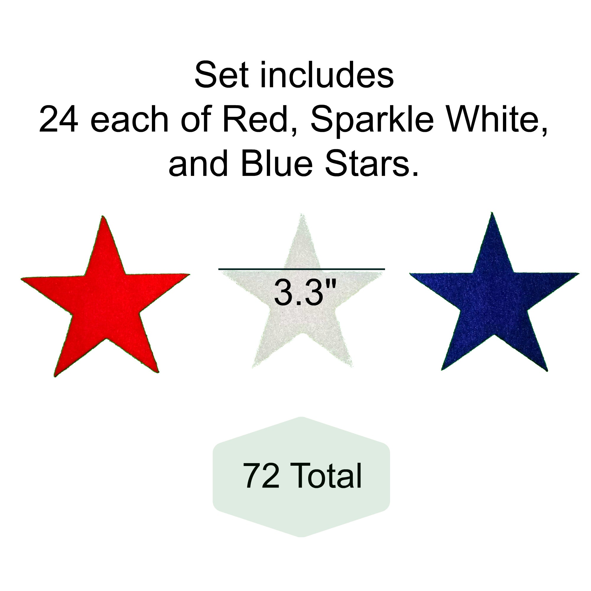 3 inch Felt Stars – Wildflower Toys ™