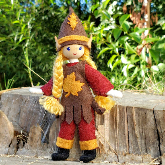 Autumn Elf Girl Doll