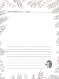 My First Draw and Write Gratitude Journal  Woodland Animal design