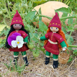 Holiday Caring  Elves Girl (light brown hair)